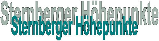 Sternberger Hhepunkte